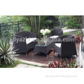 New product outdoor furniture powder coated aluminum frame outdoor rattan sofa